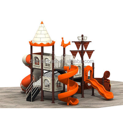 Venda imperdível 2023 estilo corsair equipamento de parque infantil personalizado playground ao ar livre escorregador de plástico para crianças