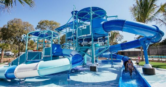 Parque aquático Parque de diversões Jogos ao ar livre Acessórios de piscina Crianças Deslizamento de água Tubos espiral