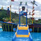 Campo de jogos Aqua Park Slides da oxidação do navio de pirata da corrediça da torre de água da fibra de vidro anti