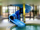 A água da piscina do ciclone desliza uma cor azul da fibra de vidro da parte para Aqua Park