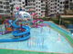 Corrediça de água residencial Aqua Park Fiberglass Water House do campo de jogos para crianças