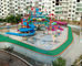 Corrediça de água residencial Aqua Park Fiberglass Water House do campo de jogos para crianças