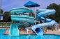 Parque de diversões personalizado Passeios de fibra de vidro para diversão Slide de tubo Aqua Play Above Ground Water Park
