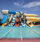 Parques ao ar livre Tubos de piscinas de fibra de vidro Slides de água Peças de brincar Equipamento