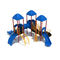ODM LLEPE Playground Outdoor Playhouse com Slides de Plástico de Tubos