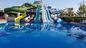 OEM equipamento de parque temático aquático piscina passeios em água quente galvanizado de aço fibra de vidro slide