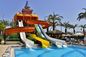 Equipamento de Parque Aquático Parque de Jogos Fibra de Vidro Slide Set Para Crianças