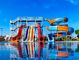 ODM Jogos aquáticos Parque de diversões Equipamento de soft play Fibra de vidro escorrega para adultos