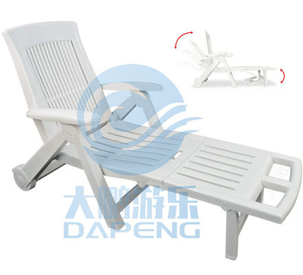 Dobradura Chaise Recliner Chair Outdoor Portable para a associação da estância de verão do hotel