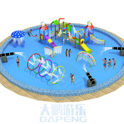 Diâmetro comercial do equipamento 20m do jogo da água das crianças de Waterpark da zona de respingo da família