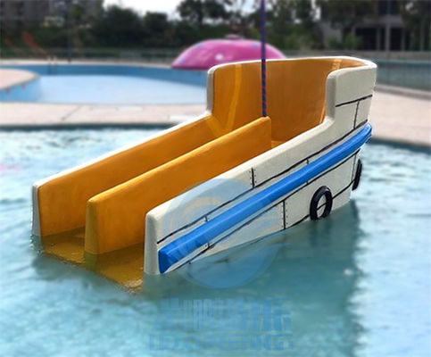 Anti estática da corrediça comercial da associação do parque de Mini Pool Slide Fiberglass Water para o hotel
