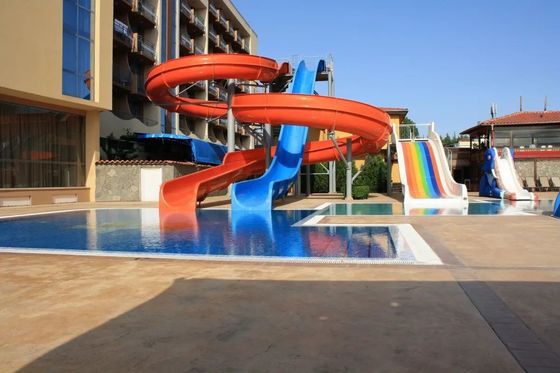 OEM Outdoor Multi Fiberglass Slide Set para Parque de diversões aquático Playground