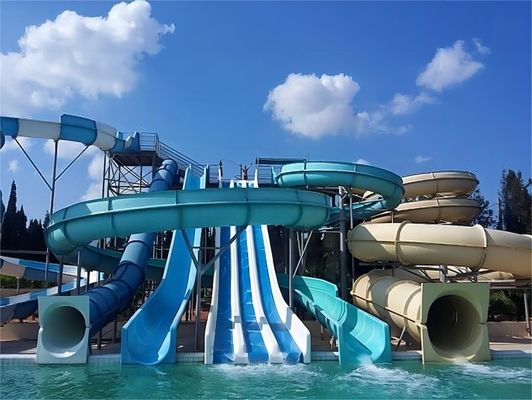 ODM Parque aquático ao ar livre Parque de diversões Equipamento de jogos de diversão Slide Set