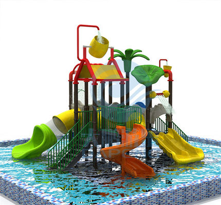 Bom preço. Equipamento preguiçoso do rio das crianças da fibra de vidro de Aqua Park Water House Slide on-line