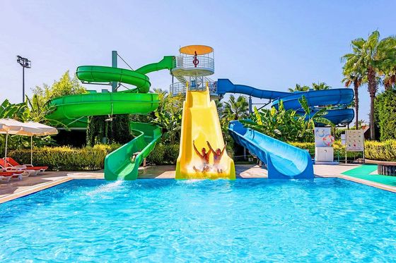 Bom preço. Jogos de Parque Aquático Entretenimento Aquático Equipamento de Jogos para Crianças Fibra de Vidro Slide Set on-line