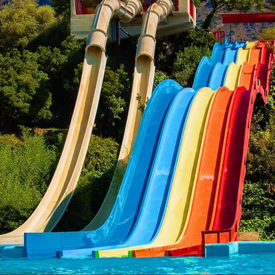 Bom preço. Customized Size Fiberglass Water Park Slide with 6-8mm Thickness and Over 10 Years Service Life on-line