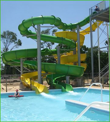 Bom preço. 3D Design Pool Water Slide Customed Color Fiberglass Capacity Of 100KG Suitable For Adult And Child Water Games on-line