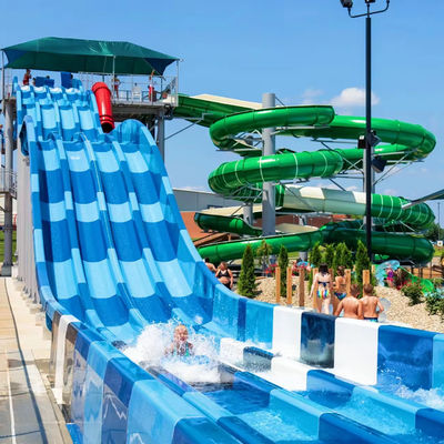 Bom preço. Customized Size 6-8mm Thickness Fiberglass Water Park Slide Ending with Pool for Kids and Adults on-line