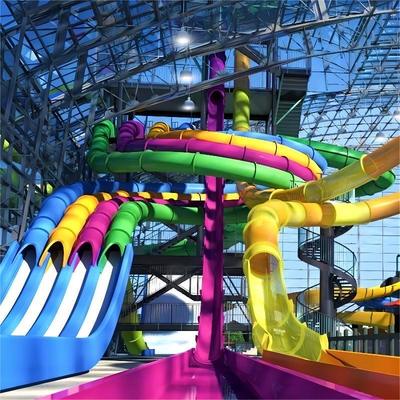 Bom preço. Commercial Fiberglass Water Park Slide with 7.3m Height and Pool End for Kids and Adults on-line