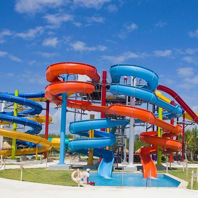 Bom preço. Customized Colorful or Customized Fiberglass Slide for Residential and Resort Hotel Water Parks on-line