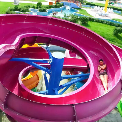 Bom preço. Parque Aquático Espiral Aberto Slide Fibra de Vidro Custom Adultos Passeios de diversão Para uso comercial on-line