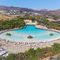 OEM Parque Aquático Grande Azul piscina de ondas de tsunami máquina de surf artificial de aço anti-UV para venda