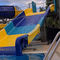 A água da piscina da fibra de vidro desliza os parques ocidentais da praia recorre Aqua Slide Sets