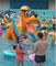 Anti UV da corrediça dobro do cão da piscina de Mini Pool Slide Fiberglass Children do canal