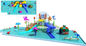 Combinado da corrediça de água do campo de jogos de Aqua Park Hill Slide Ground das crianças personalizado