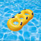 Anel de natação de plástico amarelo espessado Kayak para parque aquático Slide Play