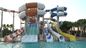 Adultos Outdoor Multi Fiberglass Slide Set Para Parque de diversões aquático Parque de diversões