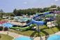 15m de altura piscina de fibra de vidro escorrega tema de água salpico parque de diversões equipamentos para crianças