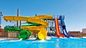 10mm espessura Fibra de vidro Slide de parque aquático para crianças brincar