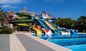 Parque aquático de fibra de vidro de 10 mm Slide Jogos aquáticos Equipamento Jogos infantis Acessórios