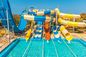 ODM Parque infantil de diversões Equipamento de piscina Brinquedos de fibra de vidro Slides aquáticos