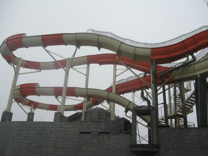 Adults Water Roller Coaster , Extreme Water parks slide Sport Games