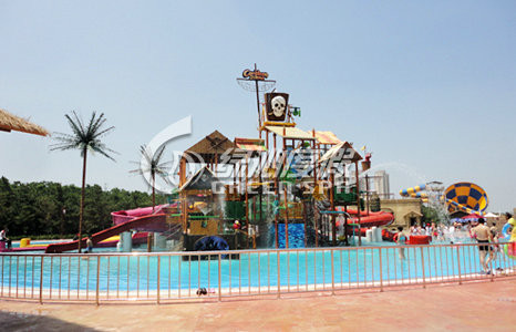 Seaside Holiday Resort Aqua Playground for Outdoor Water Park Play Equipment