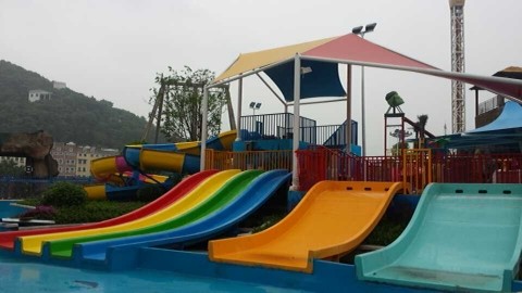 Children Swimming Pool Water Slide Fiberglass for Water Playground