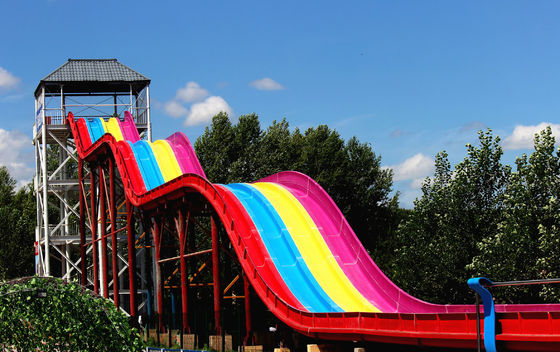 Corrediças de água personalizadas da fibra de vidro de Mat Racer Water Slide FRP grandes para adultos
