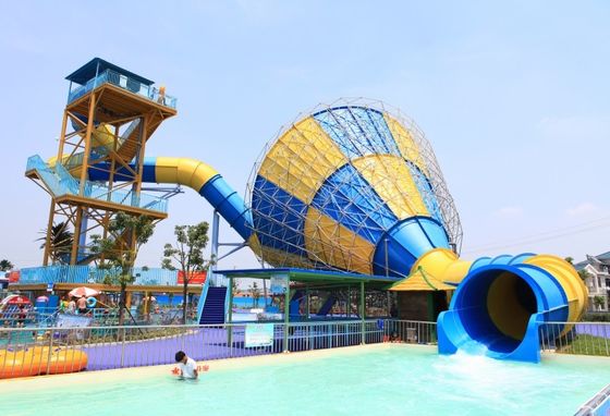 forma exterior adulta grande do orador da fibra de vidro da corrediça de água da altura de 18m