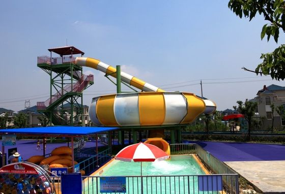 O parque de diversões da fibra de vidro monta a corrediça de água super da bacia da gigante personalizada
