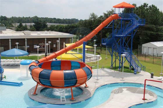 Altura de Rider Space Bowl Water Slide 12m da corrediça do parque da água da fibra de vidro única