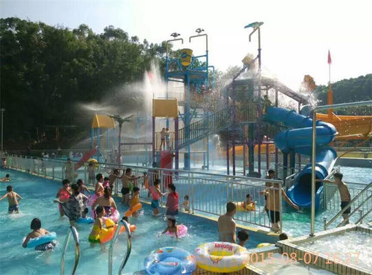 Da corrediça grande do respingo da fibra de vidro da família de Aqua Park Playground Water Slide anti corrosão