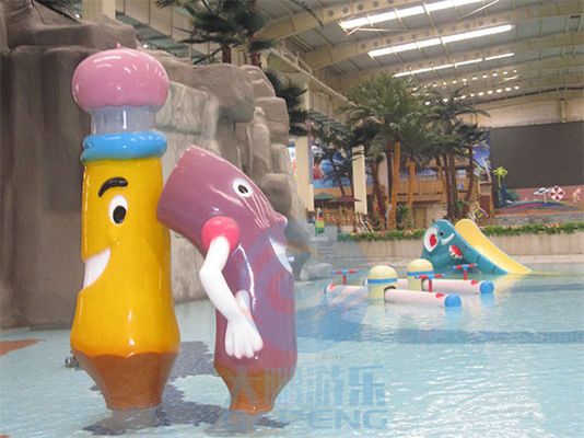 As fontes de Aqua Park Spray Pencil Shape para crianças espirram a zona