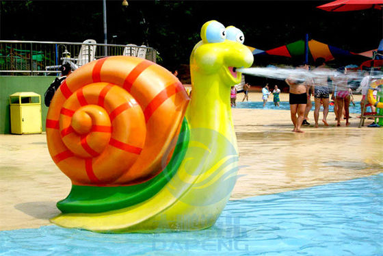 Bom preço. As crianças animais da almofada do respingo da água do estilo jogam jogos do pulverizador de água do caracol da associação 1.2m on-line