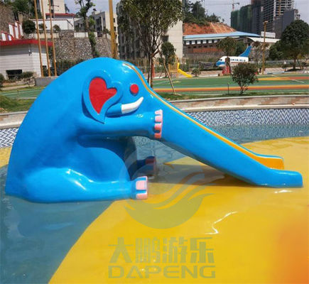 A piscina dada forma elefante de Mini Pool Slide Outdoor Commercial desliza personalizado