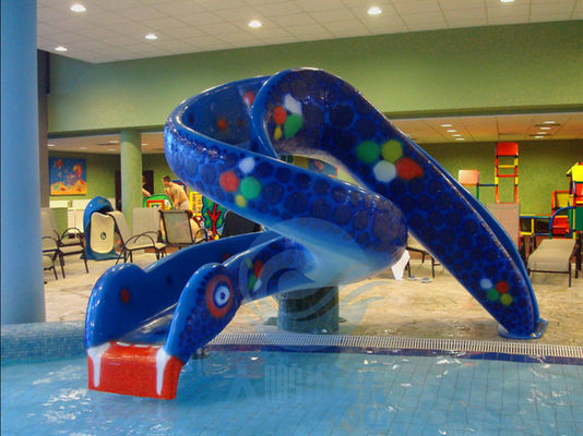 Corrediça de água da serpente da piscina da fibra de vidro da corrediça de água da cobra das crianças