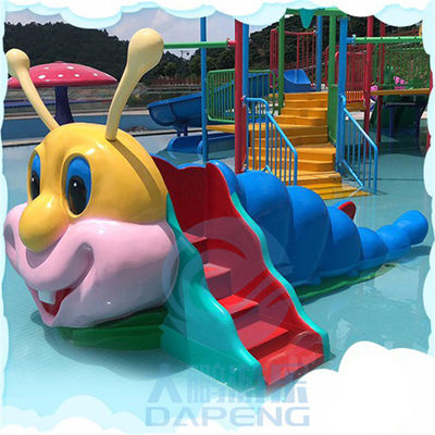 O CE da corrediça de água de Caterpillar da fibra de vidro de Aqua Park Mini Pool Slide aprovou
