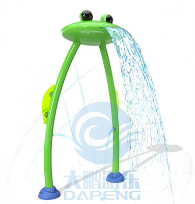 A água de aço inoxidável do equipamento do parque de diversões da água esguincha a rã para a zona do pulverizador