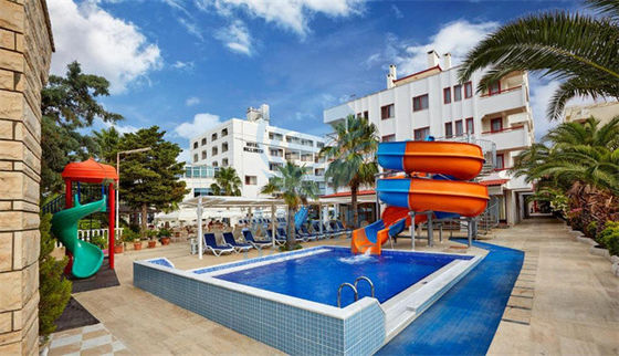 UV da altura da corrediça de água 4.0m da piscina da fibra de vidro anti para Aqua Park Home